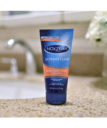 Noxzema Daily Deep Pore Cleanser 6 oz (Pack of 4) - Gentle Cleansing for Clear Skin - Buy Online on SooperMarket.com