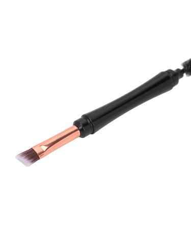 Double-Ended Eyebrow Brush - Portable Angled Spiral Brush for Beginners | International Shipping Available - Buy Online on SooperMarket.com