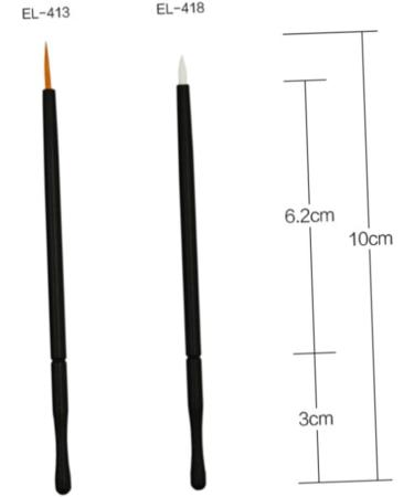 Healeved 50pcs Eye Makeup Tools Eyeliner Brush for Liner Eyeliner Applicator Makeup Eye Wands White - Buy Online on SooperMarket.com