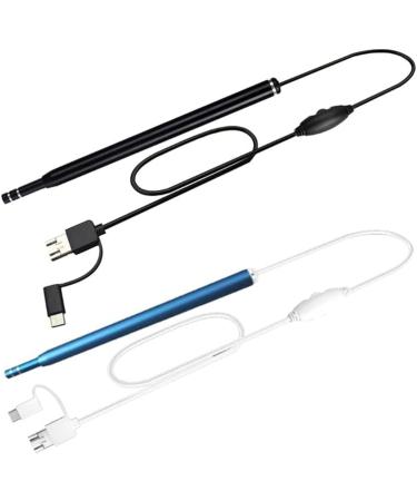 Ear Cleaning Endoscope Spoon with 6 LED Lights - Camera Ear Picker Wax Removal Kit - Buy Online on SooperMarket.com