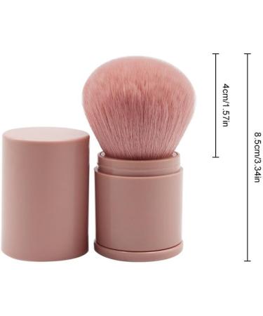 kawehiop Makeup Brush Blusher Loose Powder Foundation Cosmetics Brushes Portable Artificial Fiber Replacement Make Up Tool Dark Pink - Buy Online on SooperMarket.com