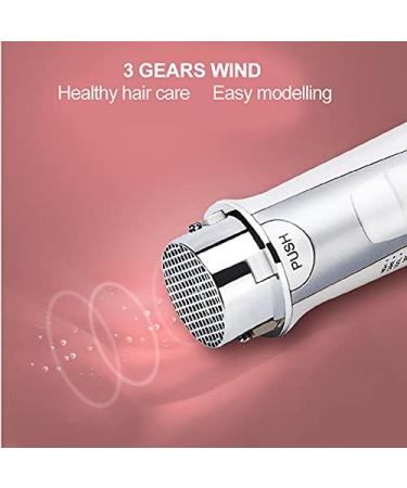 2-in-1 Electric Hair Dryer Styling Tool - Versatile Blow Dryer Brush & Hair Straightener with Teasing Comb - Adjustable Heat Settings (US Plug - Buy Online on SooperMarket.com