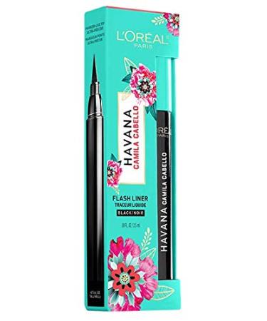 L'Or al Paris Camila Cabello Flash Liner 01 Black - Precise Felt Tip Eyeliner 2.5 ml | International Shipping Available - Buy Online on SooperMarket.com