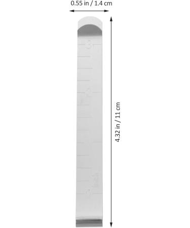 iplusmile 10pcs Marshmallow Measuring ruler Quilting crafting supplies candy floss making accessories spun sugar machine clamps sugar clip stainless steel clip spun sugar making clips - Buy Online on SooperMarket.com