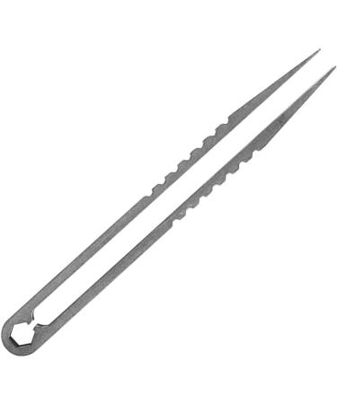 MUNEFE Tweezers Mini Tweezers Portable Tweezers Suitable for Outdoor Survival Camping and Traveling(Color) Natural Color - Buy Online on SooperMarket.com