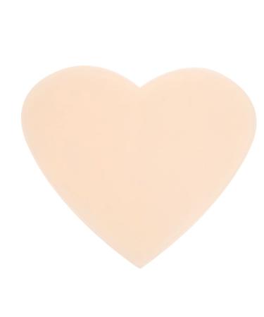 Silicone Pad for D collet Anti-wrinkle Transparent Self-adhesive Chest Pad Care to Eliminate and Prevent Wrinkles Care Lifting Washable Reusable(Heart Shape)