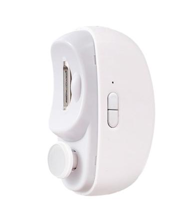 Electric Nail Clipper Grinding and Polishing Multifunctional Portable Automatic Nail Grinder Electric Manicure Tool Easy to Use C White