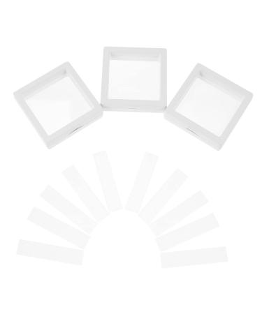 WOFASHPURET Acrylic Nail Tips Display Organizer Jewelry Display Stand 7x7cm White