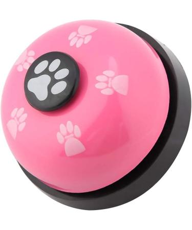 Durable Pink Pet Training Bells - Cute Cartoon Dog & Cat Door Bell for Easy Training - Buy Online on SooperMarket.com