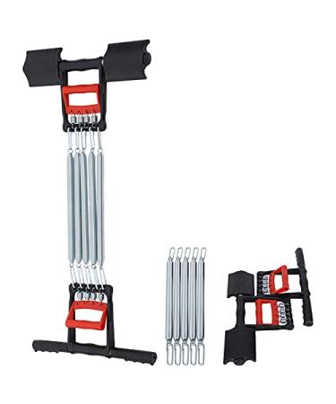 VGEBY Spring Chest Expander, 3 in 1 Spring Exerciser Arm Muscle Exerciser with 5 Springs Home Fitness Equipment Power Training Products