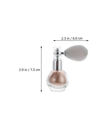 KALLORY 2pcs Glitter Spray Mist Bottles for Hair Body & Face Perfect Makeup Accessories for Highlighter & Fragrance | International Shipping Available - Buy Online on SooperMarket.com