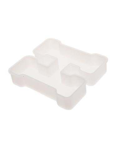 STOBOK Reliable Material Crafts Diy Mould Silicone Mold Design Durable Shape Decorative Resin Making White 10.8X9.5cm