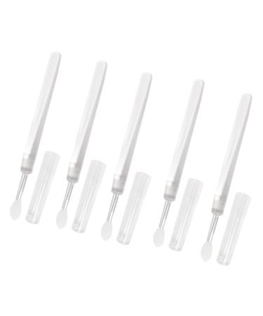 5pcs Silicone Lip Brush Makeup Accessory Makeup Tool Makeup Brush Makeup Lip Brush Eyeshadow Brush Beauty Supply Cosmetics Brush Lipstick Applicator Cosmetic Lipstick Brush