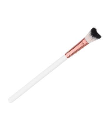 BELLIFFY Fish Tail Brush Highlighter Brush Blush Brush Highlighters Foundation Brush Makeup Brushes White 18.50X1.00X1.00CM White