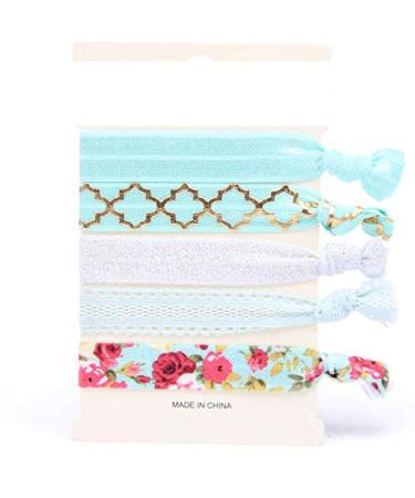 Yikimira 50-Piece No Wrinkle Elastic Hair Ties - Colorful Ponytail Holders for Girls Women Teens & Children | Stylish Hair Accessories - Buy Online on SooperMarket.com