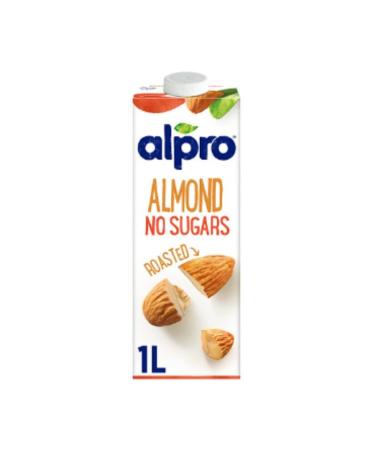 Alpro Almond No Sugars Long Life Drink 1L x 8 Almond No Sugars Drink 8