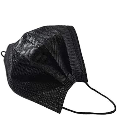 Black Disposable Face Masks 25 Pack - 3-Ply Protection - Buy Online on SooperMarket.com