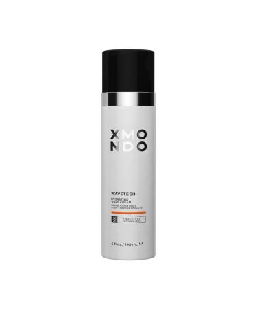 XMONDO Hair Wavetech Hydrating Wave Cream - Vegan Formula with Coconut & Argan Oil for Breakage Protection and Hair Hydration, 5 Fl Oz 1-Pack