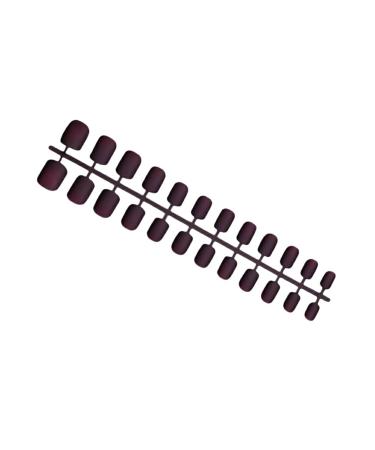 Dajidafu Short Nail Set French Style Scratch Resistant Press-on Fingernails Full Cover Removable for Trimble Manicure Stickers Type 3