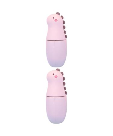 Baluue 2 Pcs Hydrating Instrument Hot Face Steaming Device Handheld Facial Sprayer Cool Mist Pink Abs