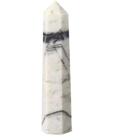 Crystal Column Single Pointed Stone Healing Accessory Model for Yoga Studio Church Meditation Accessory Crystal Stone Decor - Buy Online on SooperMarket.com
