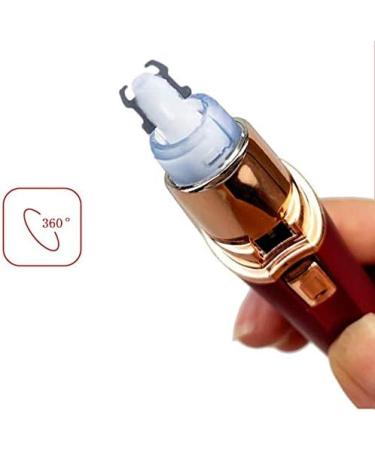 Electric Eyebrow & Facial Hair Remover 360 High-Speed Shaver for Precise Hair Removal | Black - Buy Online on SooperMarket.com