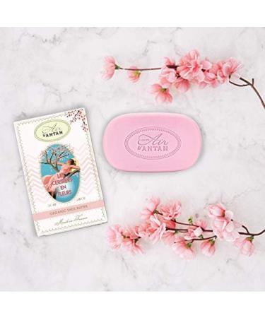 Bar Soap 2x100g CERISIERS EN FLEURS by Un Air d'Antan / Fragrance from South Of France: Cherry Blossom & Freesia/Organic Argan Oil/No Paraben/Moisturising Soap/Body Soap/Hand Soap/French Soap Cherry Blossom x2 - Buy Online on SooperMarket.com