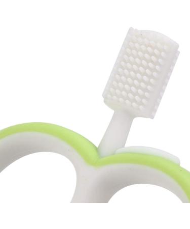 Baby Toothbrush Silicone Oral Care Fruit Shape Teeth Cleaner Toothbrush Children Kid for Baby Infants(green) - Buy Online on SooperMarket.com