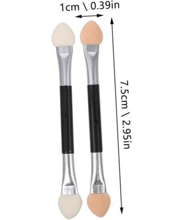 PLAFOPE 40pcs Latex Eye Shadow Stick Portable Makeup Professional Eyeshadow Sponge Aluminum - Buy Online on SooperMarket.com