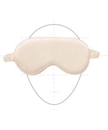 Buy Breathable Silk Eye Shade with Scrunchy Band & Lightweight Carry Bag - Ideal for Travel | International Shipping Available - Buy Online on SooperMarket.com