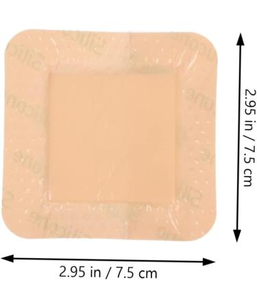 OHPHCALL 6pcs Gel Scar Patches - Silicone Bordered Hydrocolloid Patches for Scars - Buy Online on SooperMarket.com