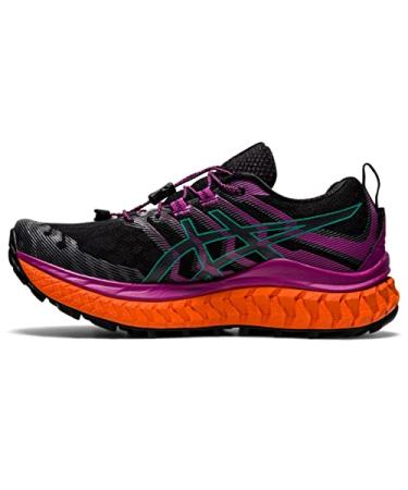 ASICS Women's Trabuco Max Running Shoes 6.5 Black/Digital Grape