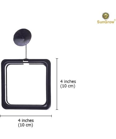 SunGrow Feeding Ring for Goldfish & Small Fish - Floating Food Square | Perfect for Flakes | 1 Piece - Buy Online on SooperMarket.com