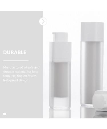 Beaupretty 30ml Empty Refillable Airless Pump Bottle Airless Press Pump Bottle Travel Vacuum Bottle Airless Cosmetic Pump Bottle for Cream Lotions - Buy Online on SooperMarket.com