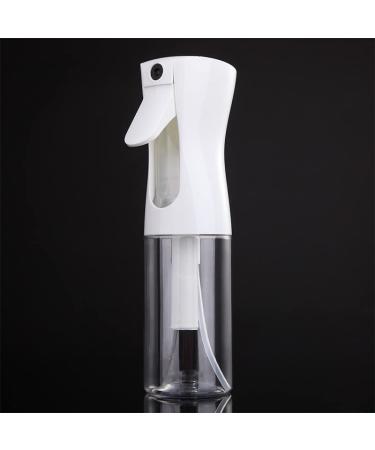 zalati Hair Spray Bottle Continuous Fine Mist Water Bottle Refillable Empty for Hair Salon Body Face Care White
