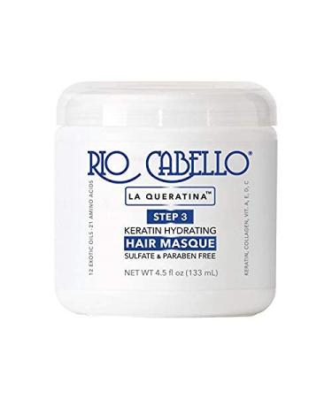 Keratin Hydrating Hair Mask | 12 Exotic Oils & Natural Ingredients for Dry/Damaged Hair | 4.5 oz - Intense Moisture & Repair - Buy Online on SooperMarket.com