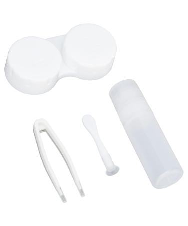 Biitfuu Contact Lens Case - Portable Cartoon Love Series for Office | Durable Plastic - Black Side Love - Buy Online on SooperMarket.com