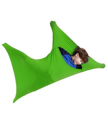 ZYUBOESO Special Supplies Sensory Body Sock Full Body Wrap to Relieve Stress Stretchy Breathable Cozy Sack for Children with Processing Disorderthe (Color : Green Size : L/Large) L/Large Green