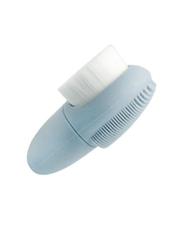 Mikinona 1pc Skin Cleansing Brush Facial Face Cleaning Brush Banana Hair Claw Clips Face Cleaning Brush Pore Cleaning Brush Cleansing Dual Brush Cleaning