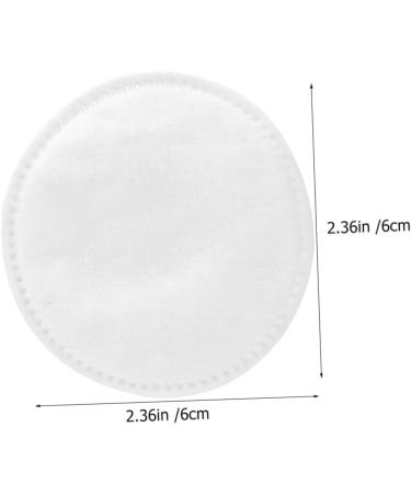 FRCOLOR 300 Pcs Thick Overlock Cotton Facial Pads - Disposable Makeup Cleaning Squares for Travel | Non-Woven Cotton Face Pads - Buy Online on SooperMarket.com