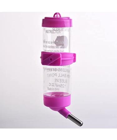 Hypeety 125ML Hamster Cage Water Bottle Feeder Bowl 1Pcs - Random Color | Ideal for Parrots, Mice, Rats, Gerbils - Buy Online on SooperMarket.com