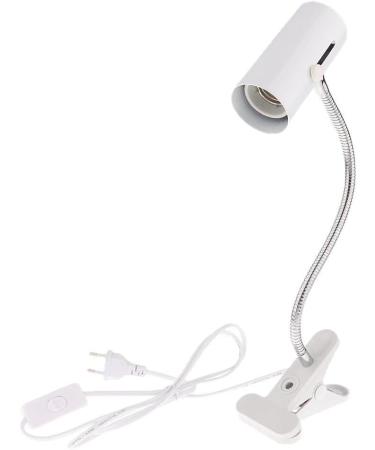 LOVIVER Adjustable E27 Ceramic Clamp Light Socket for Terrariums | 300W Heat Lamp Bulb Holder - Ideal for Reptiles & Plants - Buy Online on SooperMarket.com