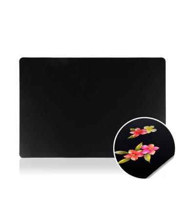 10Sheets Plastic Nail Art Palette Nail Painting Board Nail Drawing Board Nail Painting Mixed Color Palettes Paint Mixing Palette for Nail-Art Beauty Salon Color Cream Mixing Black