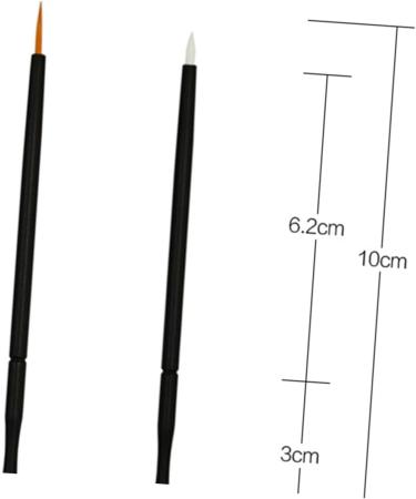 Baluue 200 Pcs Wand Applicator Eyeliner Liquid Makeupset Eyeliner Makeup White Makeup Brushes Eye Gel - Buy Online on SooperMarket.com