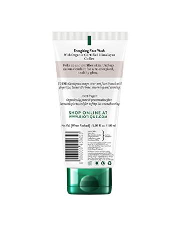 Buy Biotique Coffee Energizing Facial Wash - All Skin Types 150ml | International Shipping Available - Buy Online on SooperMarket.com