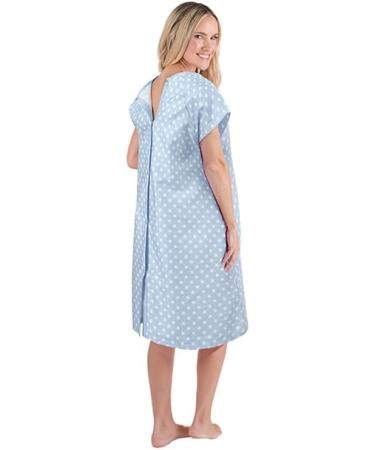 Abiha Labor and Delivery Gown - Stylish Maternity Nightgown for Hospital Stay - Pink L-XL - Buy Online on SooperMarket.com