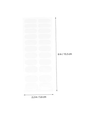 HAPINARY 6 Sheets Nail Patch Gels Transparent Nail Polish Nail Kits Nail Art Stickers Manicure Kit Clear Nail Polish Sheer Nail Polish Nail Sticker Gel Nail Kit Nail Wraps Double Sided Tape - Buy Online on SooperMarket.com
