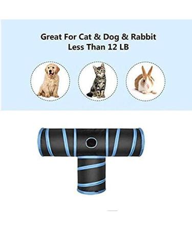 Cat Tunnel Rabbit Tunnel Cat Toy 3 Ways Foldable Tunnel Toy Pet Play Tunnel Tube For Kittens Puppies Rabbits Small Dogs - Buy Online on SooperMarket.com
