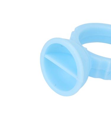 Glue Rings for Eyelash Extensions | Blue Excess Glue Cups - International Shipping Available - Buy Online on SooperMarket.com