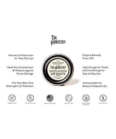Dr. Hunter s All Natural Lip Salve - Moisturizer for Dry Cracked Lips - 0.55 oz - Shop Internationally - Buy Online on SooperMarket.com